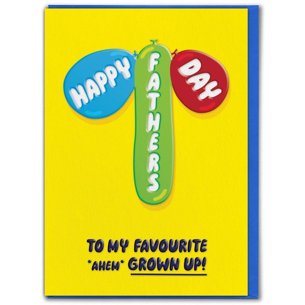 Brainbox Candy Funny Fathers Day Card - Grown Up -