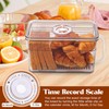 Gifhomfix 2PCS Bread Box for Homemade Bread Airtight Bread Boxes