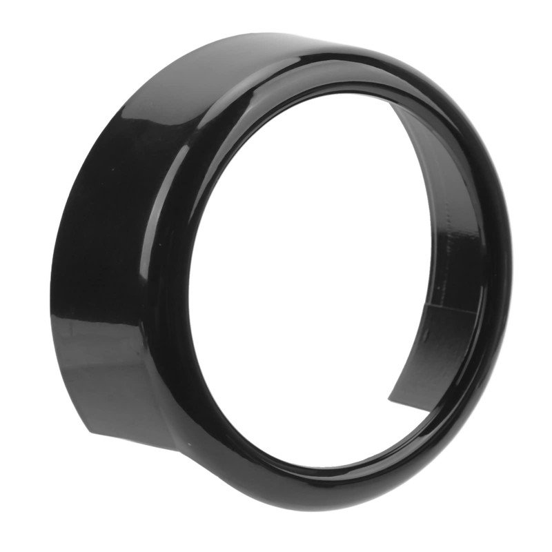 Front Grill Emblem Logo Ring Cover Glossy Black Exterior Badge