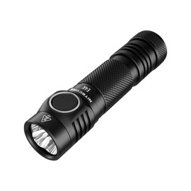 NITECORE E4K Next generat Compact EDC Flashlight - 4x C-ree XP-L2 V6-4400 Lumens w/ 1x NITECORE Rechargeable Li- Battery and FREE Eco-Sensa Battery Case
