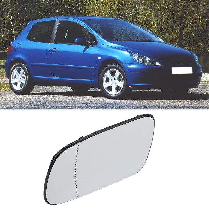 Heated Door Mirror Glass Convex Antifog 12V Clear View Replacement