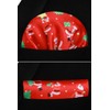 HISDERN Christmas Tie Men's Funny Christmas Tie with Pocket Square