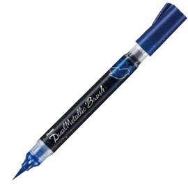 Pentel XGFH-DC Dual Metallic Blush Blue + Metallic Green
