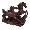 Ripe India Two Red/Cherry Running Horses, Victory Horses for Feng
