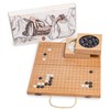 19 x19 Folding Go Game Set Board with and Bamboo