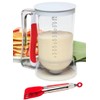 Waffles Batter Dispenser n Waffle Tongs Combo Set,Get Perfectly Fluffy