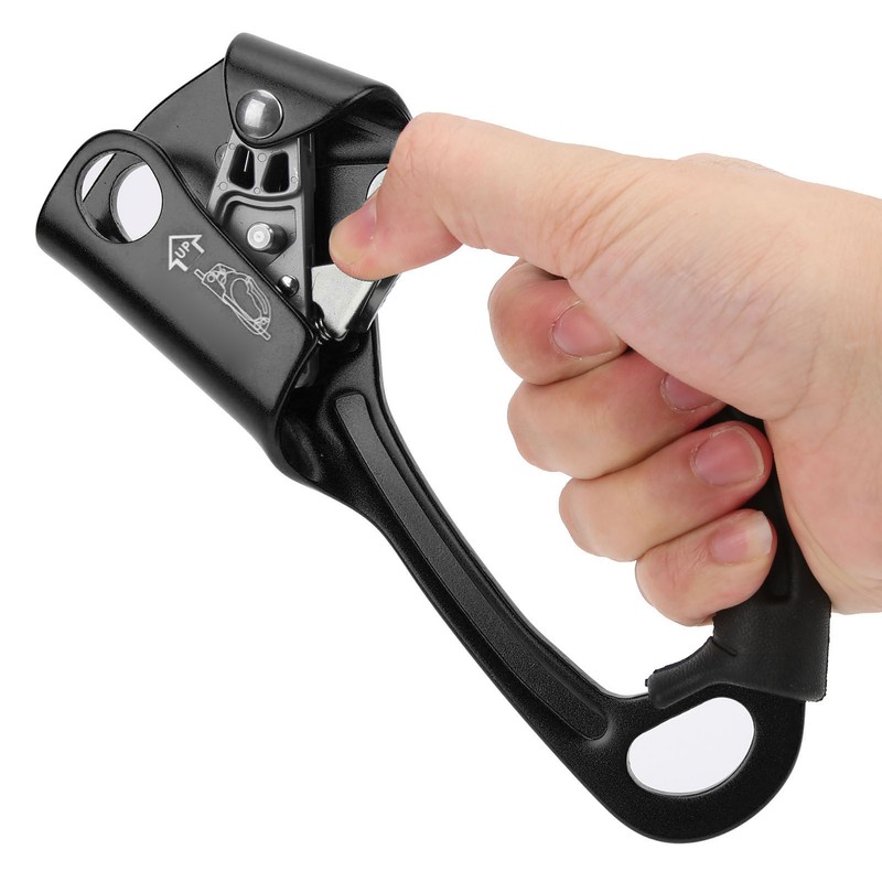 Climbing Hand Ascender Aviation Light Alloy Mountaineering Rock Rappelling Gear