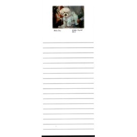 Bichon Frise Magnetic List Pads - Set of 2