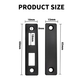 4 Pcs Magnetic Door Lock, Two Installation Methods Screws & Tapes Thin Invisible Cabinet, Wardrobe, Cupboard Catch, Cabinet Magnets for Furniture Closets