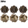 Upholstery Nails, 20Pcs Thicken Flower Pattern Furniture Nails Antique Upholstery