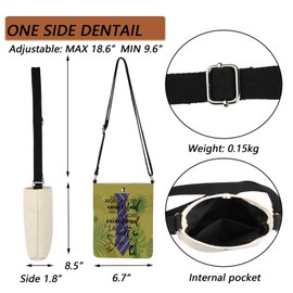 MBMSO Cartoon Movie Crossbody Bag Zoo Gifts for Cartoon Movie Lovers Fans Cartoon Movie Character Fox Rabbit Crossbody Purse, J&n Crossbody