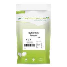 yourhealthstore Premium Buttermilk Powder (Sweet Cream), Gluten Free, No Additives, Vegetarian, Food Grade, (Recyclable Pouch) ,400 g (Pack of 1)