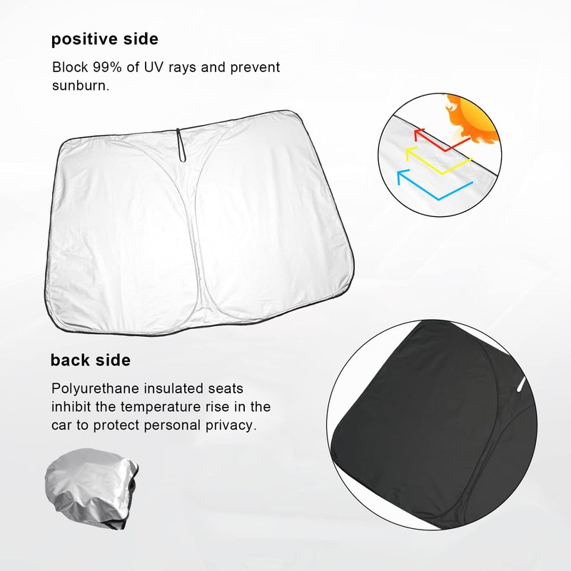 BIXUAN Sun Protection Compatible with Skoda Octavia 2015 2016 2017