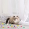 Andiker Cat Toy Balls Set, 30pcs Plush Cat Pom Pom