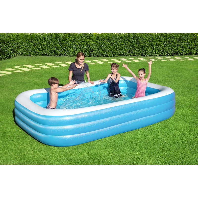 Bestway H2OGO! Blue Rectangular Inflatable Family Pool (10' x 6'