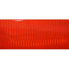 VViViD High Intensity Industrial Grade Honeycomb Pattern Reflective Vinyl Tape (2 Inch x 30ft, Red)