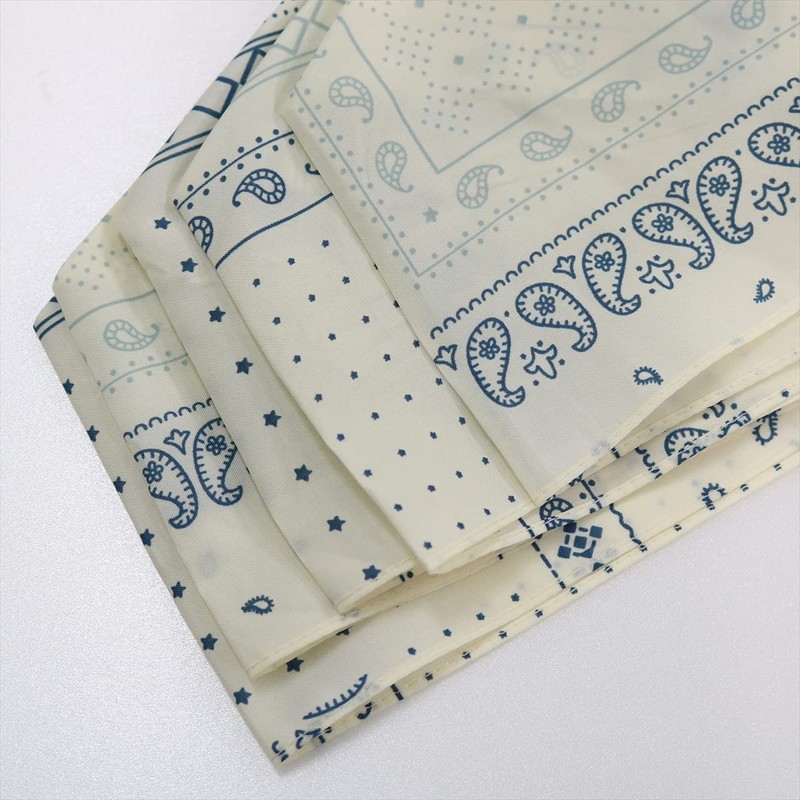 Nifty Colors Bandana Mini 55 1572OF Folding Umbrella, Off-White, Ribs,