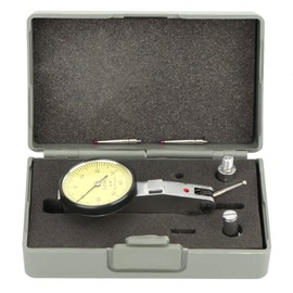 Dial Gauge Test Display Set, 0-40-0 0.01 mm Precision Dovetail Clamp Dial Gauge Test Indicator Dial Gauge with 2 Probes, Dial Gauge (Ruby)