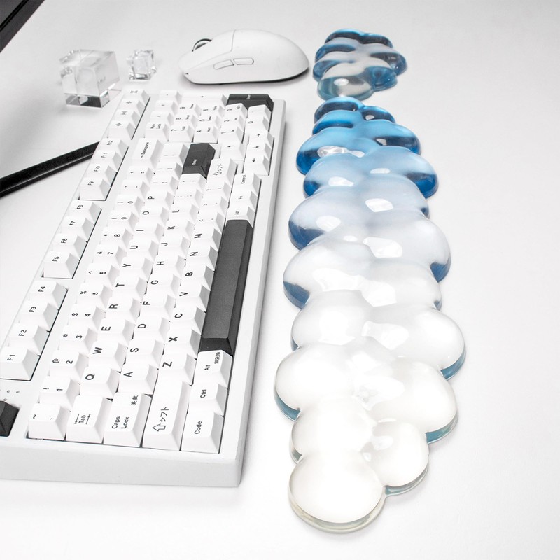 Ergonomic Gel Cloud Keyboard and Mouse Wrist Rest Set –