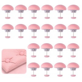 Pack of 20 Duvet Holders Against Slipping, Pink Duvet Cover Clip, Plastic Duvet Clips, Quilt Fixer, Duvet Cover Clips, Bed Linen, Duvet Pins Mushroom Attachment Clip with Button