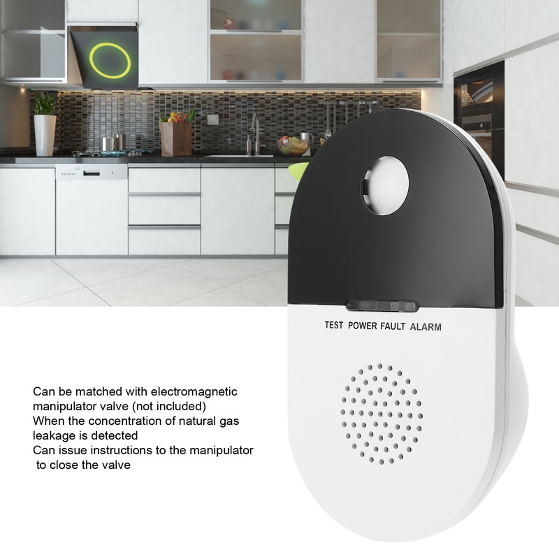 Gas Detector WIFI WallMounted Leakage Sniffer APP Remote for TUYA