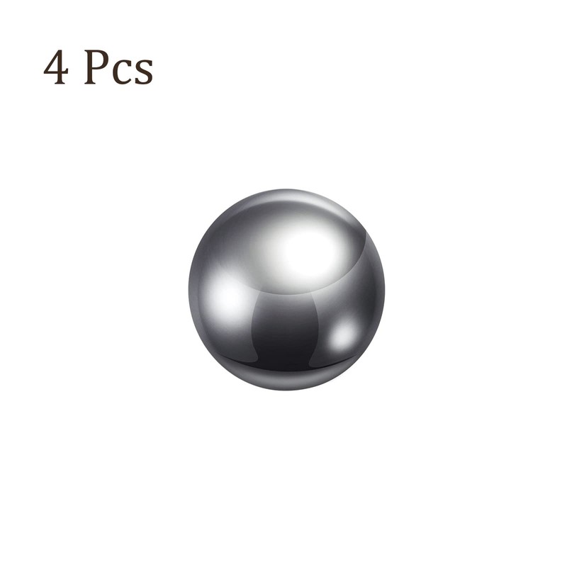 Kozelo 4pcs Precision Ball 25mm 304 Stainless Steel Bearing Solid