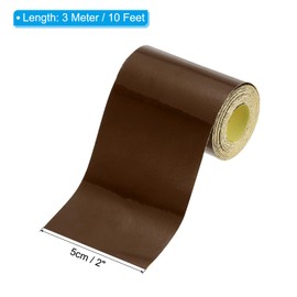 PATIKIL 2 Inch x 10 FT Reflective Tape, High Visibility Waterproof Conspicuity Outdoor Safety Warning Tape for Trailer Truck Car Bike, Brown