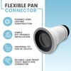 CranPlas | Reliable Toilet Waste Pipe Connector 200-340mm | Leak-Proof