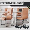 Felt gliders for cantilever chairs, 16 pieces, clamping shell gliders,