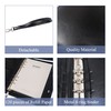GraduatePro A5 Zip Folder Leather with Ring Binder, Portfolio Conference