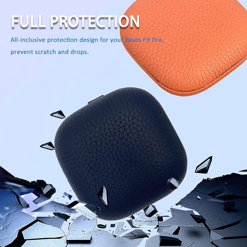 Miimall Compatible with Beats Fit Pro Case, [Anti-Lost Lanyard] Premium