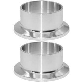 Beduan 1.5" Tri Clamp to 1 Tube OD Weld Clamp Stainless Steel Sanitary Fitting (Ferrule OD 50.5mm，Pack of 2)