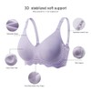 Xcutting Women's Seamless Bras No Underwire Scalloped Push Up Bras