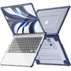 TECHGEAR Case Compatible for MacBook Air 13.6 inch 2024/2022 Protective