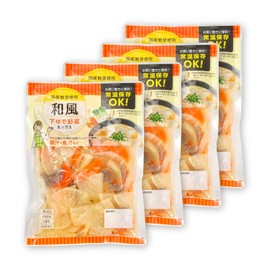 Japanese Boiled Vegetables (Japanese Boiled Vegetables, Japanese Style Mix, 11.3 oz (320 g) x 4 Bags)