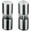 Metaltex Salt Shaker and Pepper Mill Set, Silver