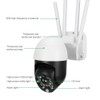 Mini 1in WiFi 1080P IP66 18 Lights Pan/Tilt Infrared Dome