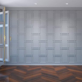 Ekena Millwork 23 3/8"W x 23 3/8"H x 3/8"T Large Granby Decorative Fretwork Wall Panels in Architectural Grade PVC
