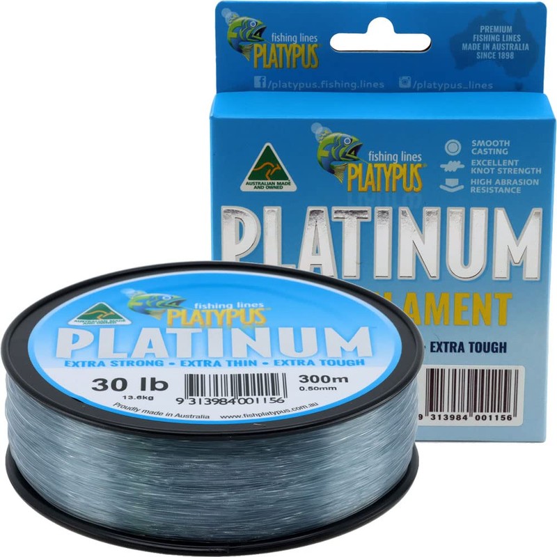 Platypus Platinum Monofilament 300m 30lb