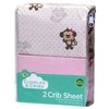 Cuddles & Cribs 2 Pack GOTS Certified Organic Cotton Fitted