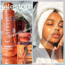 Pure carrot Bio Balance body lotion & Face Cream. Based On  Glutathion & Carrot