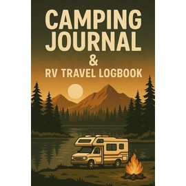 Camping Journal & RV Travel Logbook: Record Adventures, Campsites, Memories & Road Trips | 122-Page Travel Log for RV Enthusiasts, Campers, and Nature Lovers