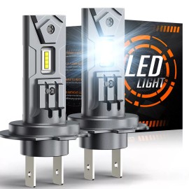 AuureLamp For Honda CBR1000RR 2004-2019 H7 Motorcycle LED Headlight Bulbs Super Bright