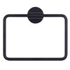 Varen Matte Black Towel Ring - Elegant Bath Accessories Accessory,