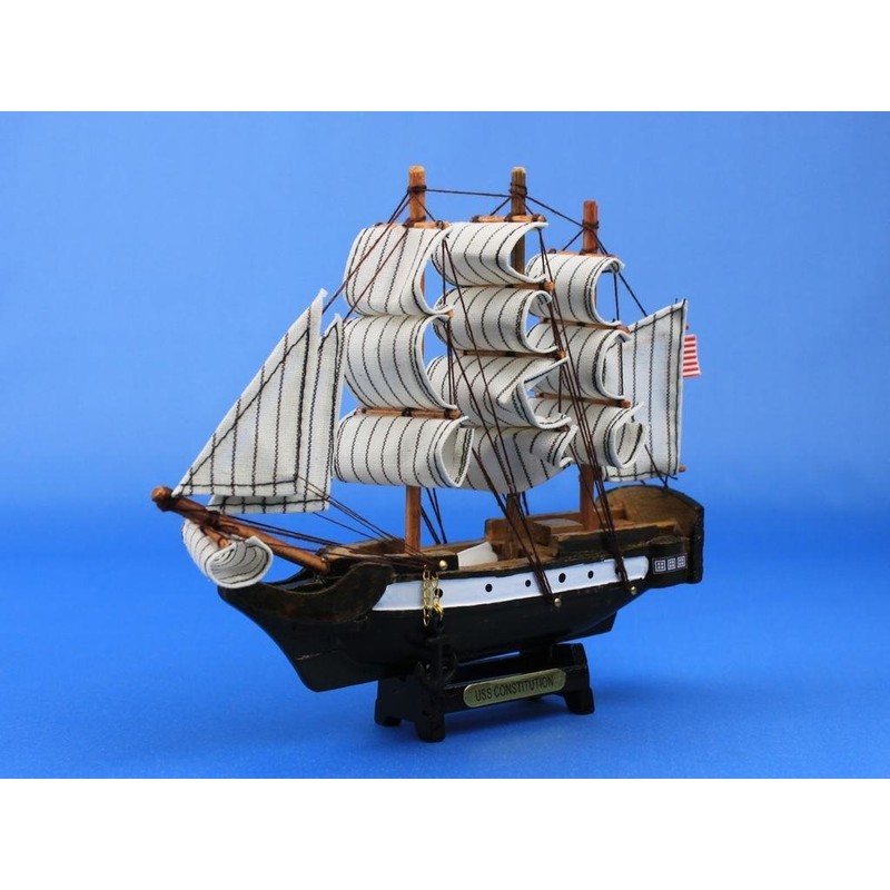 Hampton Nautical USS Constitution Tall Ship, 7"
