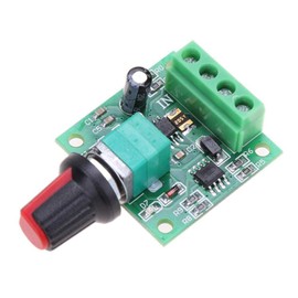 Youmile 2Pcs Motor Speed Controller 2A 30W DC 1.8v 3v 5v 6v 7.2v 12v Low Voltage PWM 1803BK Adjustable Drive Module with Power Wire