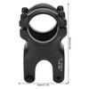 40MM Bicycle Mountain Bike Stem Aluminum Alloy Cycling Short Handlebar