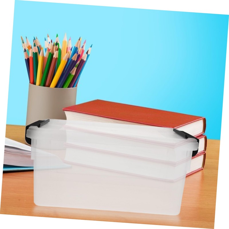 Operitacx Sealed File Storage Box for Office Storage Boxes with