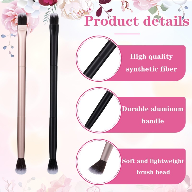 12 PCS Eyeshadow Smudge Brush Bulk 2 in 1 Eyeshadow