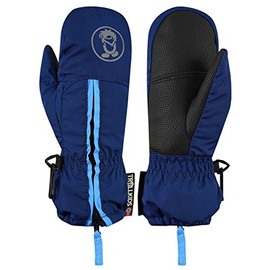 Trollkids Waterproof Children's Mitts - Outdoors. Navy/Medium Blue